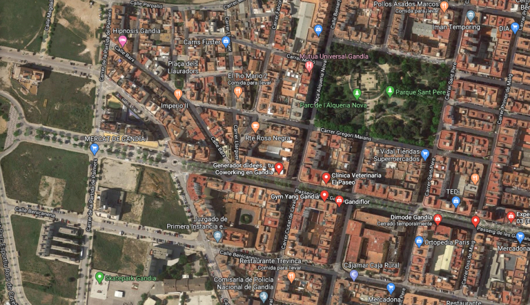 Gandia ofrece una parcela al final del Paseo para construir el Centro Integrado de FP