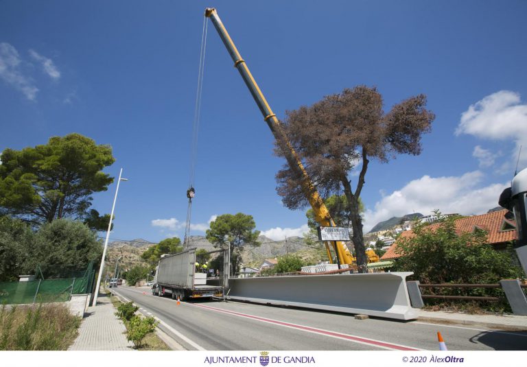 El puente de la urbanización Montepino avanza a buen ritmo
