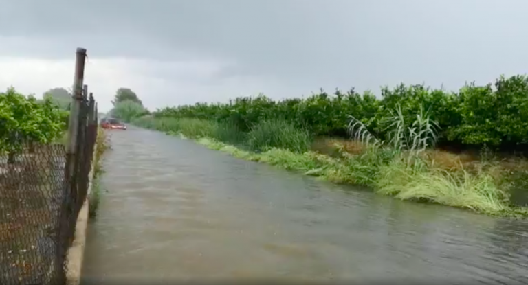 Un Policía Nacional de Gandia fuera de servicio salva a dos hombres atrapados en su coche