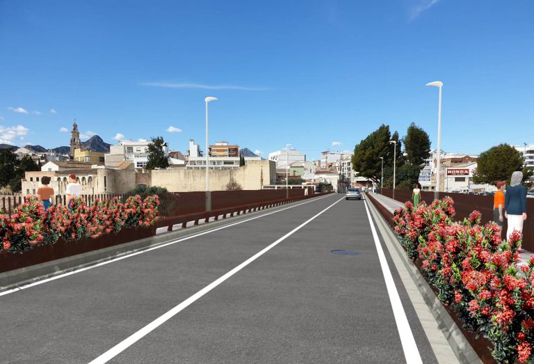 Obras puente de la Avenida de Alicante