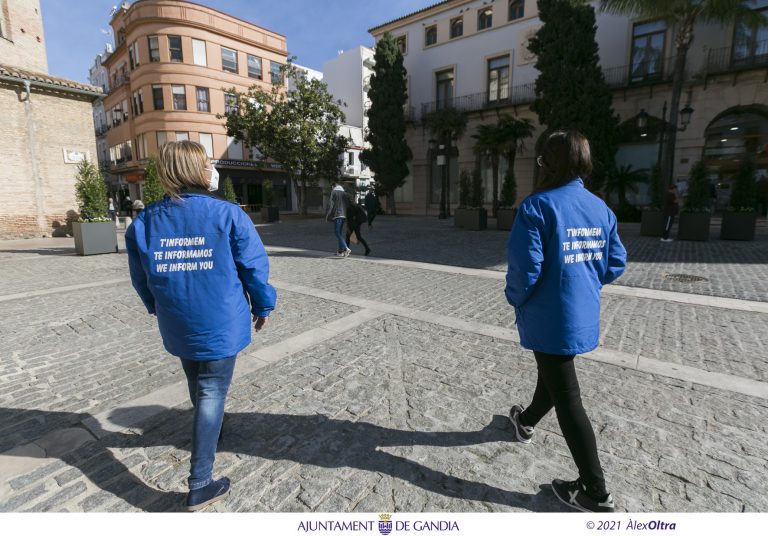 El mal uso de la mascarilla aglutina la mayoría de incidencias en Gandia