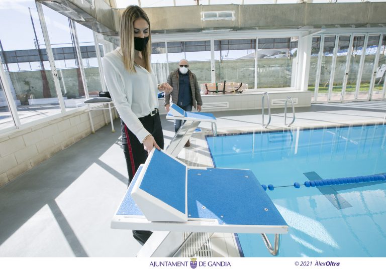 Continuan los trabajos de mejora de las instalaciones deportivas de Gandia