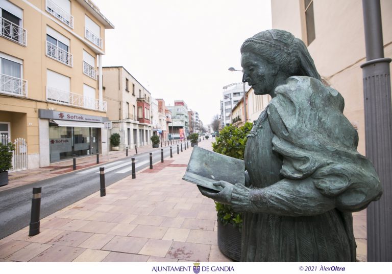 Solo el 3 % de las calles de Gandia tienen nombre de mujer