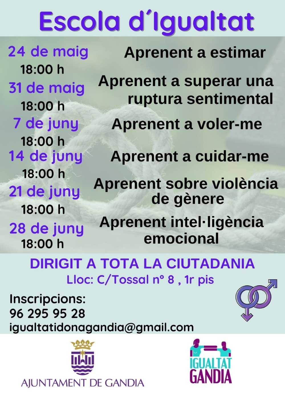 escuela de igualdad talleres