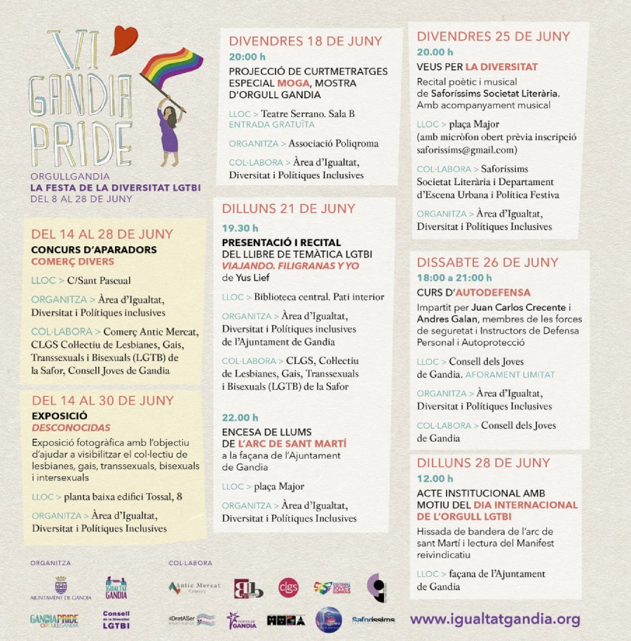 Gandia Pride Orgull Gandia