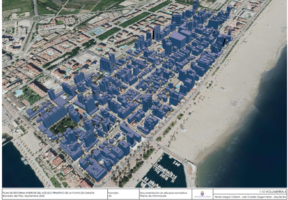 plan de reforma playa Nord