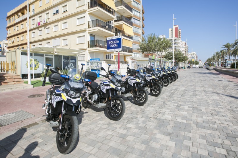 motos nuevas policía local de gandia