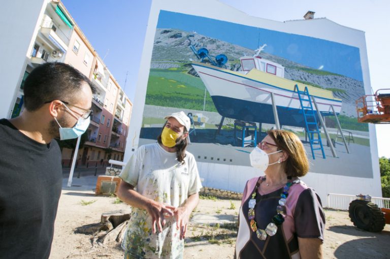 mural serpis urban art project