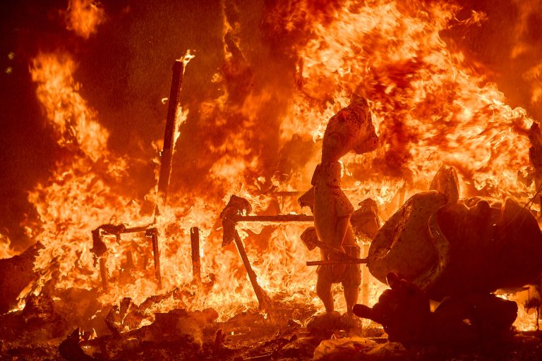 Horario ‘cremá’ Fallas Gandia 2018