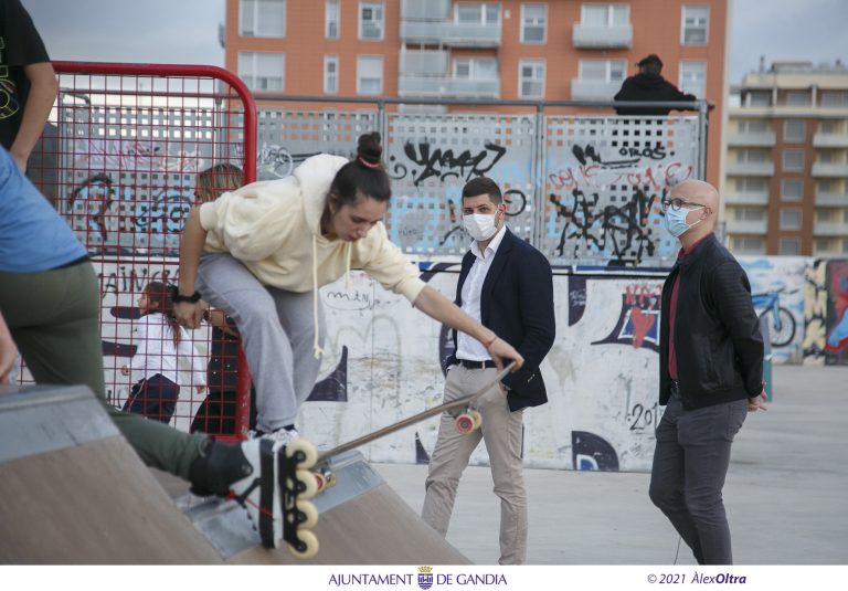 El Skatepark de Gandia contará con una inversión en los próximos presupuestos