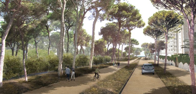 El corredor verde de L’Auir: así será la senda ciclo peatonal que unirá marjal y playa
