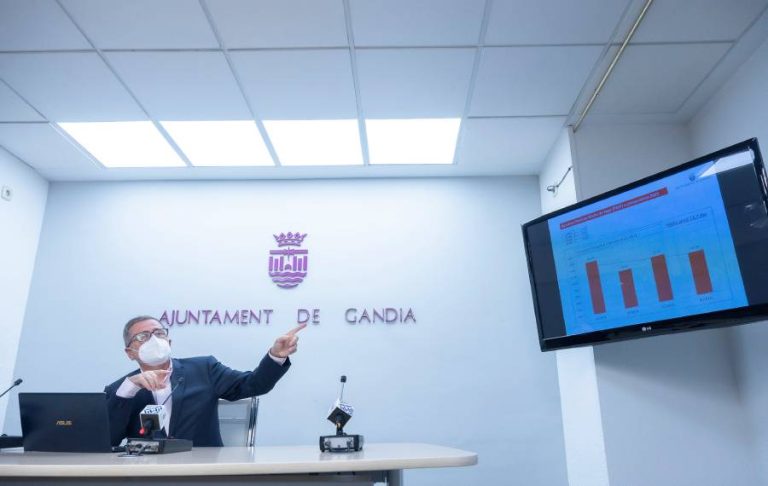 El Ayuntamiento de Gandia ha pagado a sus proveedores en una media de 12 días en 2021
