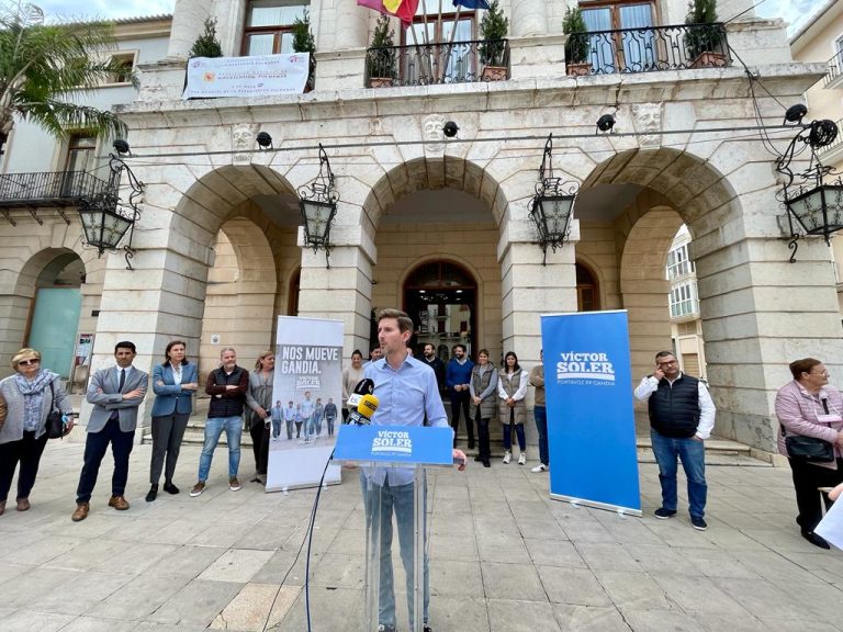 Víctor Soler ‘se mueve’ para que el PP consiga gobernar Gandia en 2023