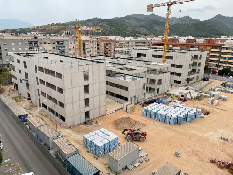 Así avanzan las obras del nuevo centro sociosanitario de Roís de Corella