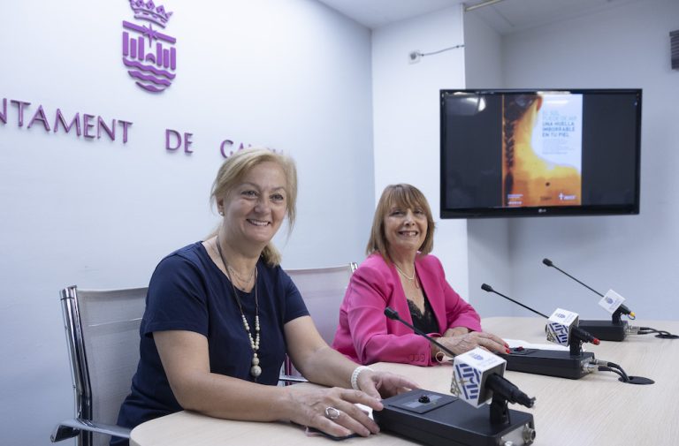 La playa de Gandia acoge la campaña de prevención solar