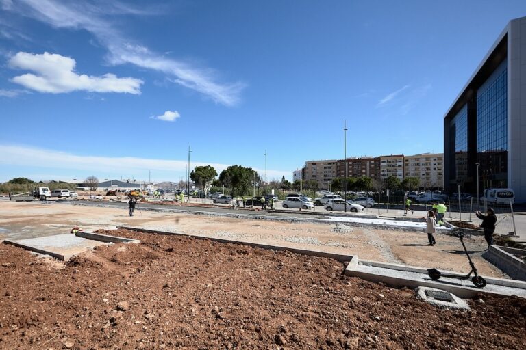 Gandia suma 185 plazas de aparcamiento junto al Palacio de Justicia: estará listo en abril