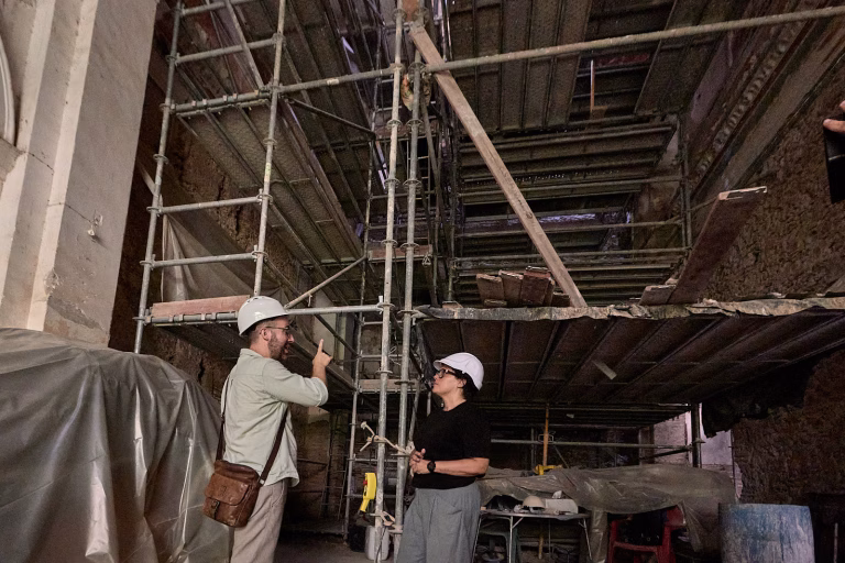 Arrancan las obras de la reconstrucción de la cúpula de la Capilla de la Asunción